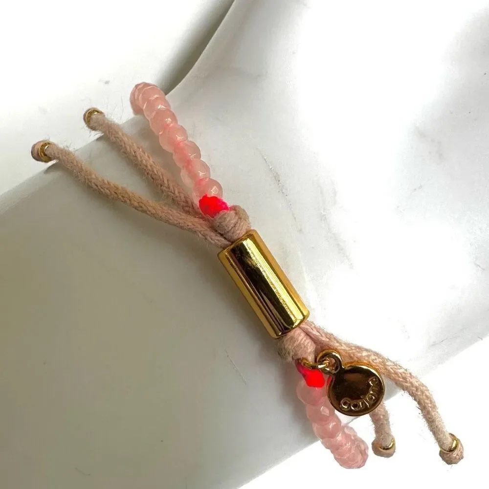 Gorjana Love Rose Quartz Power Gemstone Bracelet